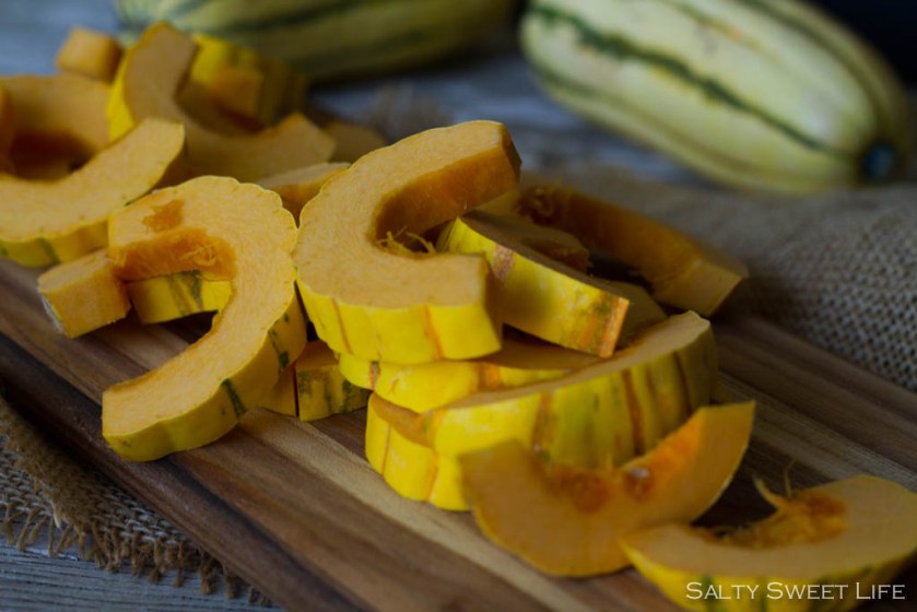 Autumn Quinoa and Kale Salad with Maple Roasted Delicata Squash