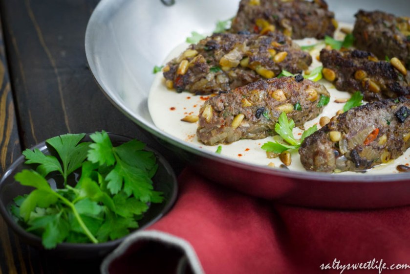 Elk Kofta B'siniyah Adapted from Jerusalem - Salty Sweet Life