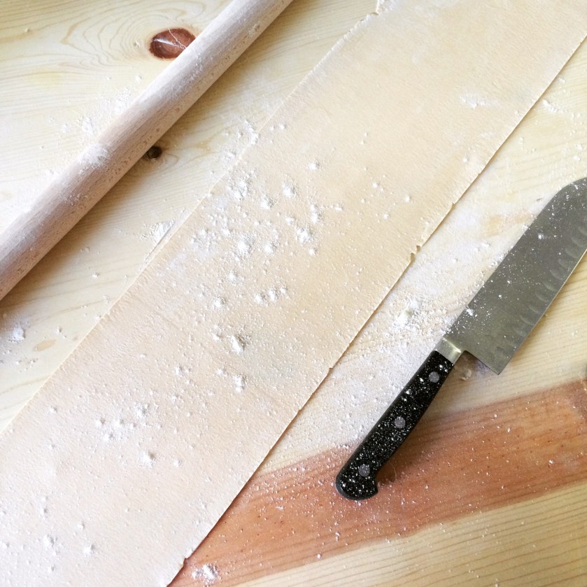 Tagliatelle with Caramelized Orange and Almonds, plus Seared Duck Breast - Salty Sweet Life