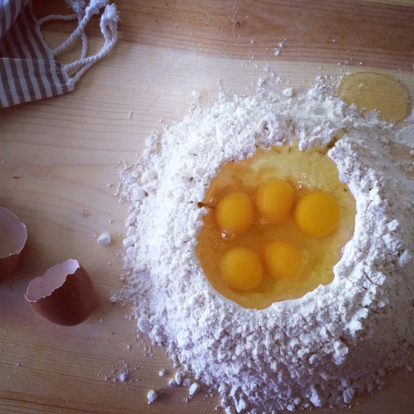 Tagliatelle with Caramelized Orange and Almonds, plus Seared Duck Breast - Salty Sweet Life