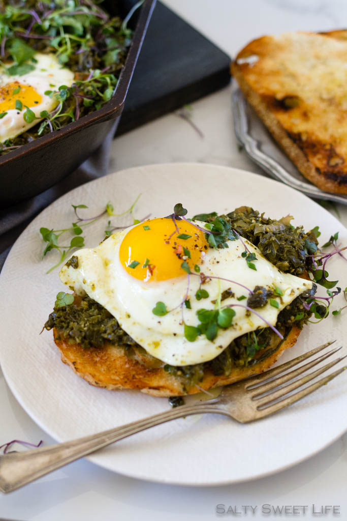 Southern Greens Shakshuka