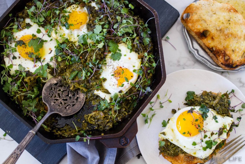 Southern Greens Shakshuka